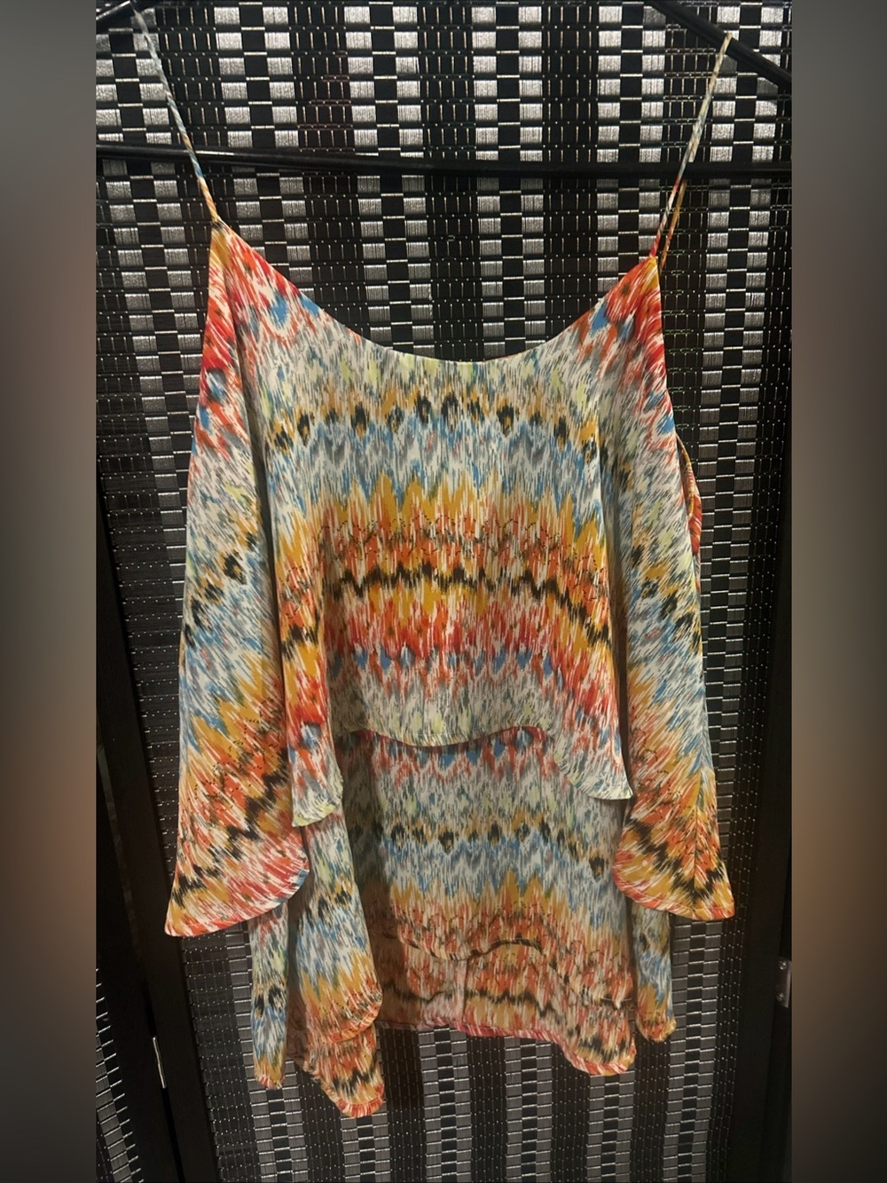 Small Paper Crane colorful layered tank